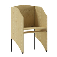 Flash Furniture – Bureau d’étude à cloisons, unité de départ, chêne-Bureau à cloisons, unité de départ