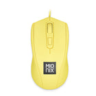 Monix - Souris optique ambidextre 5 000 DPI AVIOR French Fries - Jaune-Capteur optique natif de 5000 DPI