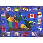 Joy Carpets - Drapeaux du Canada tapis - 7'8" x 10'9" - Multicolore-Fabriqué avec du Nylon WearOn premium pour une beauté durable et une durabilité dans les zones à fort trafic