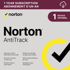 Norton AntiTrack - 1 Device - 1 Year Subscription-Confidentialité accrue : Norton AntiTrack va au-delà de la navigation confidentielle et les VPN et vous aide à empêcher les entreprises de vous profiler par des moyens non utilisés par d’autres outils.