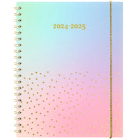 W. Maxwell - Agenda 2024-25 Kibo - 8.5" x 11" - Rose - Bilingue-Août 2024 à juillet 2025