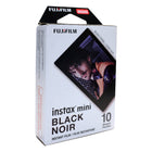 Fujifilm - Instax Mini Noir film Instantane - 10 Feuilles-Cartouche facile à charger- La cartouche de film est conçue et étiquetée pour un chargement facile et remplie de film pour 10 impressions instantanées format carte de crédit.