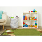 Carpets for Kids - KIDSoft Tranquil Trees Rectangle - 4' x 6' - Vert-Commercial - Tapis à pieux coupés - Filament 100% continu Type 6 Nylon - Recyclable