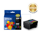 Epson - Cartouches d'encre 288 DURABrite Ultra - Noir grande capacité/Couleur standard CMJ-Manipulation sans souci - impressions résistantes au maculage, à la décolouration et à l’eau