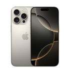 Apple - iPhone 16 Pro 6,3" - 128 Go - Titane naturel - Débloqué-Magnifique Design En Titane: iPhone 16 Pro possède un boîtier en titane robuste et léger et un vaste écran Super Retina XDR 6,3 po extrêmement durable grâce au Ceramic Shield dernière génération, un matériau 2x plus solide que le verre de n'importe quel téléphone