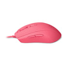 Mionix - Souris optique Castor Frosting 5 000 DPI - Rose-La souris possède une rainure de soutien dédiée pour l'auriculaire et l'annulaire, ce qui la rend très confortable à tenir et à soulever dans des jeux comme LOL, DoTA, PubG, CS:GO, Overwatch, Battlefield, Quake