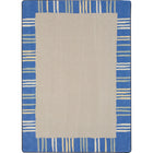 Joy Carpets - Voir stripes tapis - 7'8" x 10'9" - Pastel-Fabriqué avec du Nylon WearOn premium pour une beauté durable et une durabilité dans les zones à fort trafic