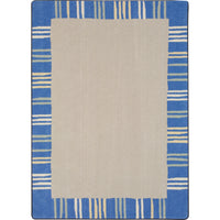 Joy Carpets - Voir stripes tapis - 7'8" x 10'9" - Pastel-Fabriqué avec du Nylon WearOn premium pour une beauté durable et une durabilité dans les zones à fort trafic