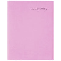 W. Maxwell - Agenda 2024-25 Ulys - 8.5" x 11" - Rose - Bilingue-Août 2024 à juillet 2025