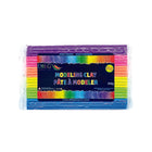 DBLG Imports - Pâte à modeler, 300 g, Couleurs fluorescents assorties-Chaque paquet contient un bâton de 50g de chaque couleur