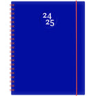 W. Maxwell - Agenda 2024-25 Kibo - 8.5" x 11" - Bleu - Bilingue-Août 2024 à juillet 2025