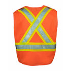 Forcefield - 5 points de déchirure de 5 points HI Vis Vest de sécurité de la route - L / X - Orange-Taille: G / TG