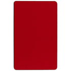 Flash Furniture – Table d’activités, rectangle, 30 x 60 po, stratifié pressé à chaud, pattes standards réglables, rouge-Forme : Rectangulaire