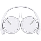 SONY - Casque d'écoute sur la tête MDRZX110B - blanc-Design compact, pliant et pivotant pour un confort d'écoute