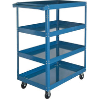 Kleton - Chariots À Tablette, 4 Tiers, 18po La X 48po H X 30po P, Capacité 900 Lb-Capacité 900 lb