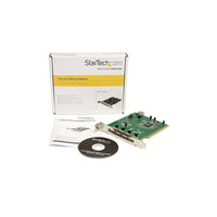 StarTech  Carte adaptateur PCI vers 7 ports USB-Optimise la disponibilité des ports USB 2.0 pour les périphériques USB 2.0/1.1/1.0 aussi bien internes qu’externes