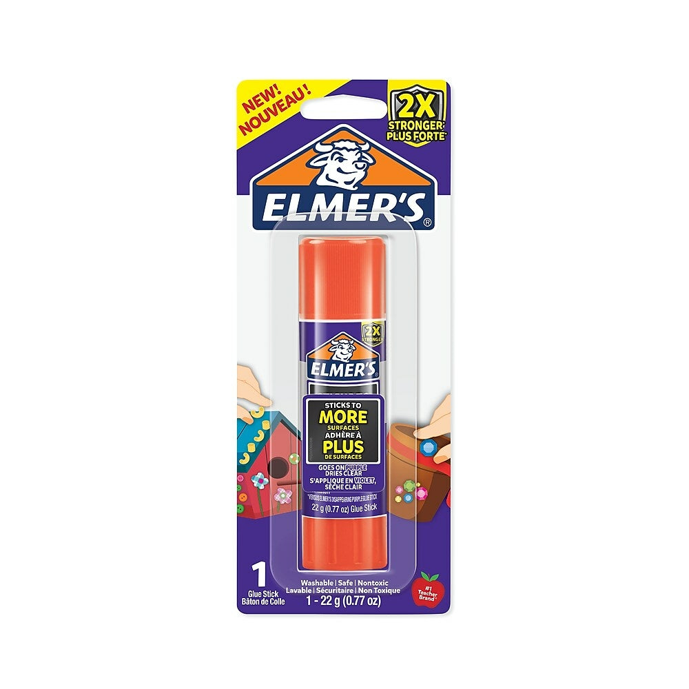 Elmer's stic bâton de colle violette extra forte devient