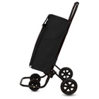 Playmarket, Forzudo Duett, Chariot de Courses - 4 Roues - Noir-Deux poches laterales