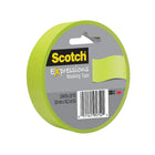 Scotch® – Ruban de masquage Expressions, 24 mm x 18,2 m, vert citron-Fini papier, facile à déchirer