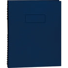 Blueline - Cahier de notes NotePro à couverture rigide, 9 1/4 po x 7 1/4 po, bleu, 192 pages-La durabilité d'une couverture rigide et la flexibilité d'une reliure spiralée