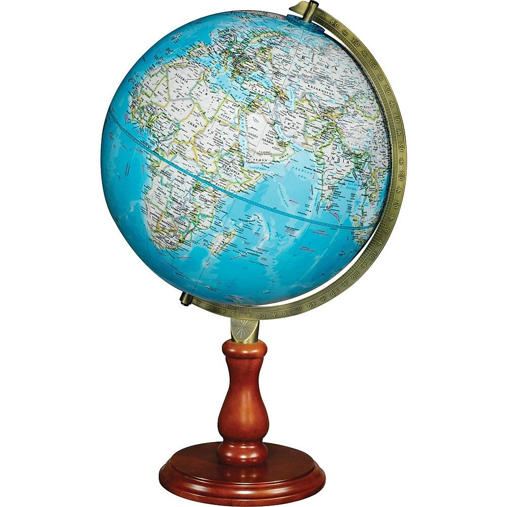 Globe terrestre Grand globe terrestre de bureau 720 ° Rotation Globes  éducatifs du monde avec support