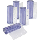 KLETON - Bandes de rechange pour portes à lanières, température standard, PVC, 12 po larg. x 3/25 po épais. x 12 pi haut., 5/pqt-Le vinyle transparent flexible résiste à l’étirement et aux abrasions