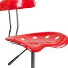 Flash Furniture – Chaise de travail LF214-RED, rouge-Siège pivotant