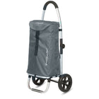 Playmarket, Go Two, Chariot Utilitaire Compact - Gris - Pliable - Sac Amovible / Remplaçable-Guidon avec mousse antiderapante