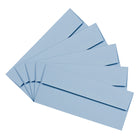 JAM Paper Enveloppes livret pour invitations avec fermeture gommée, 4 1/8 x 9 1/2 po, bleu poudre, 1000/paquet-Ouverture : livret