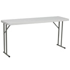 Flash Furniture – Table de formation pliante de 60 po, granite blanc (RB1860)-Table commerciale prête à l'emploi