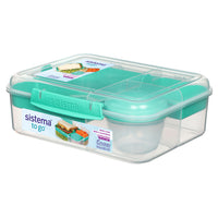 Sistema – Contenant-repas Bento Cube TO GO™, 1,65 l, couleurs variées-Le contenant Bento Lunch To Go™ de Sistema® est doté d'une pince facile à verrouiller