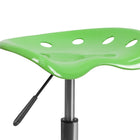 Flash Furniture – Tabouret brillant avec siège de type tracteur, 25,75 po, vert pomme (LF214AAPLGN)-Siège pivotant