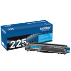 Brother − Cartouche de toner TN225C − cyan − Haut rendement-Finement équilibré pour un flux régulier et une distribution homogène du toner sur la page