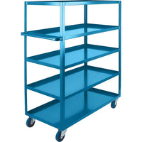 Kleton - Chariots À Tablettes Robustes, 5 Tiers, 24po La X 61po H X 48po P, Capacité 1200 Lb-Capacité 1200 lb