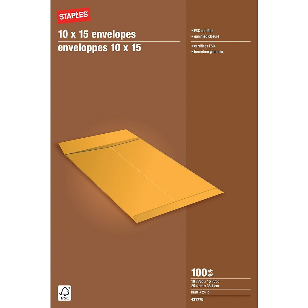 JoliCoon 10 enveloppe kraft - enveloppe A6 - au cœur d'or - 15,4 cm x 11 cm  : : Fournitures de bureau
