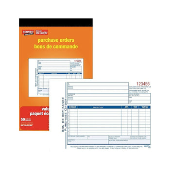 Staples Bons De Commande, SDC53B-10, Duplicatas, Autocopiants ...