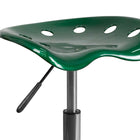 Flash Furniture – Tabouret brillant avec siège de type tracteur, 25,75 po, vert (LF214AGN)-Siège pivotant