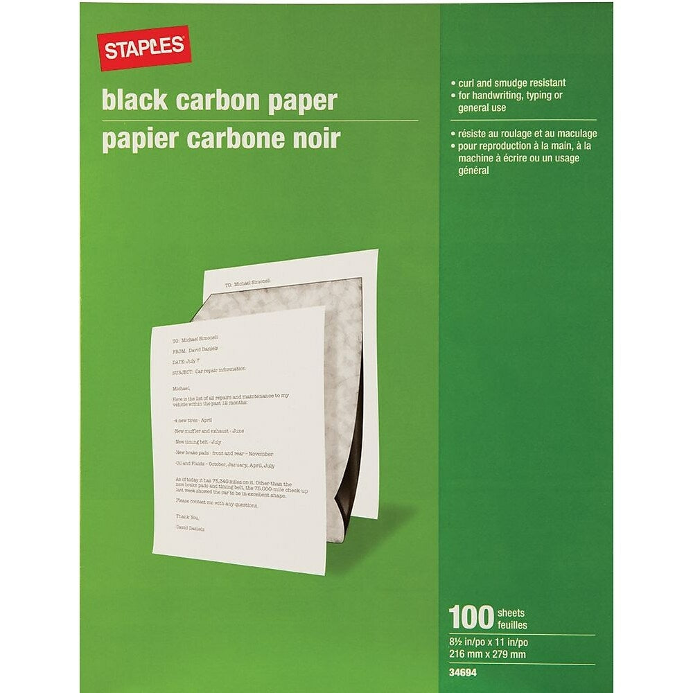 Kangaro papier carbone, ft A4 (21 x 29,7 cm), blanc, paquet de 10 feuilles  bij VindiQ Office