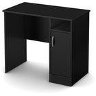 South Shore – Bureau compact Axess, noir-Ce bureau compact de la collection Axess est parfait pour organiser un espace de travail, même dans les espaces les plus restreints