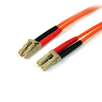 StarTech  Câble de raccordement à fibre optique 50/125 duplex multimode LC à LC, 1 m-Peut maximiser l’utilisation du conduit de câblage tout en minimisant les problèmes d’installation