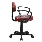 Flash Furniture – Fauteuil fonctionnel à motif de football, brun-Rembourrage en vinyle