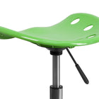 Flash Furniture – Tabouret brillant avec siège de type tracteur, 25,75 po, vert pomme (LF214AAPLGN)-Réglage pneumatique de la hauteur du siège