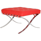 Nicer Furniture - ottoman Pavilion - rouge-Design moderne classique intemporel