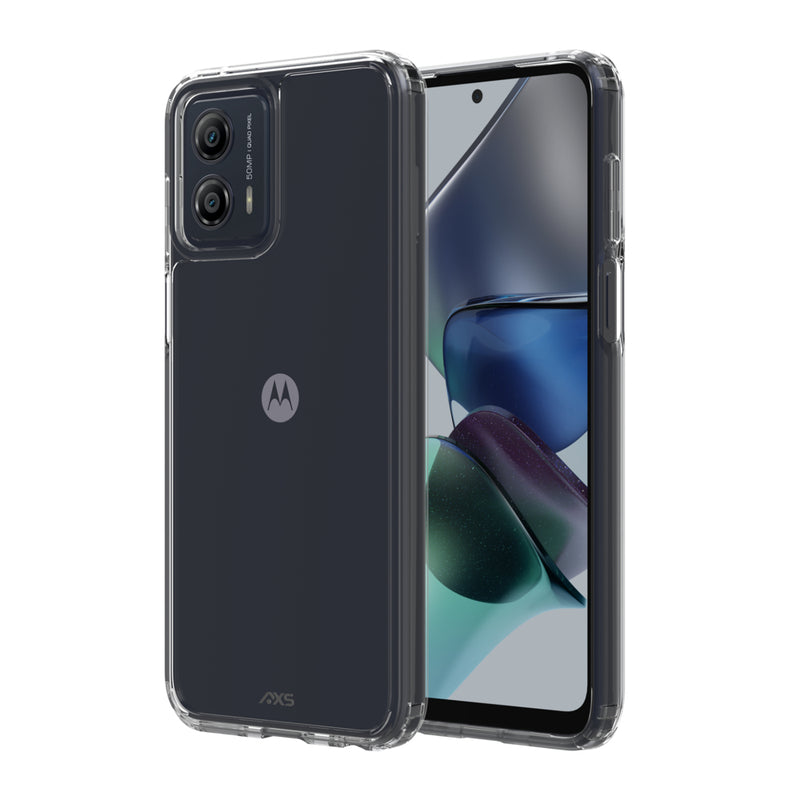 AXS ULTRA CLEAR etui teste contre les chutes pour Motorola Moto G 5G 2023 Transparent bureauengros