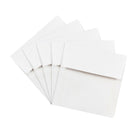 JAM Paper Enveloppes carrées standard à fermeture gommée, 5 x 5 po, blanc, 100/pqt-Fermeture : gomme