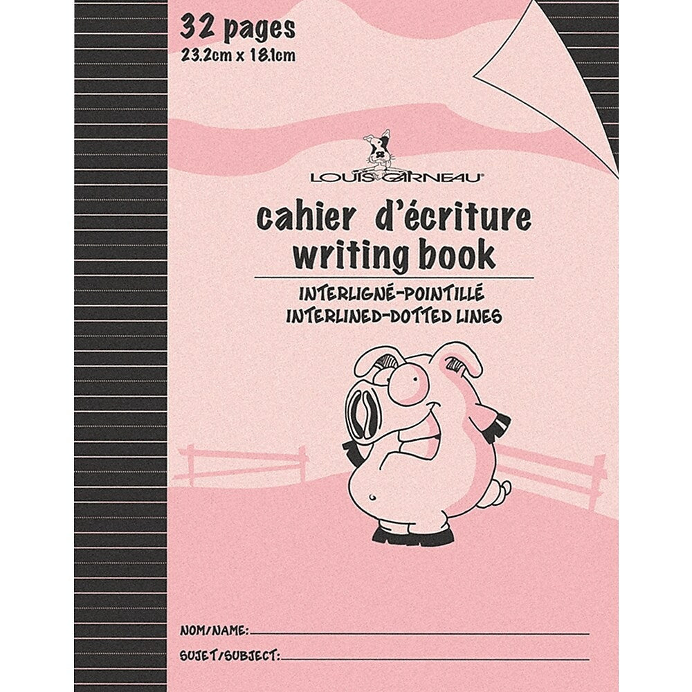 Louis Garneau Cahier d'écriture pointillé et interligné Louis Garneau®