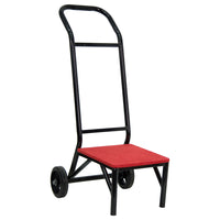 Flash Furniture – Chariot pour chaises FD-STK-DOLLY-GG, noir/rouge-Chariot pour chaise empilable