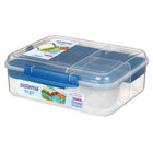 Sistema – Contenant-repas Bento Cube TO GO™, 1,65 l, couleurs variées-Plusieurs compartiments amovibles et un pot à yaourt de 150 ml