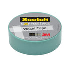 Scotch® – Ruban Expressions Washi, 15 mm x 10 m, bleu pastel-Initialement repositionnable sur la plupart des surfaces