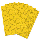 JAM Paper - Joints d'autocollants pour étiquettes circulaires - 1 2/3 po de diamètre - Jaune - Paquet de 120-Taille : moyen, 1 2/3 pouces de diamètre, Taille parfaite pour sceller les enveloppes et étiqueter tout ce qui vous permet de rester organisé